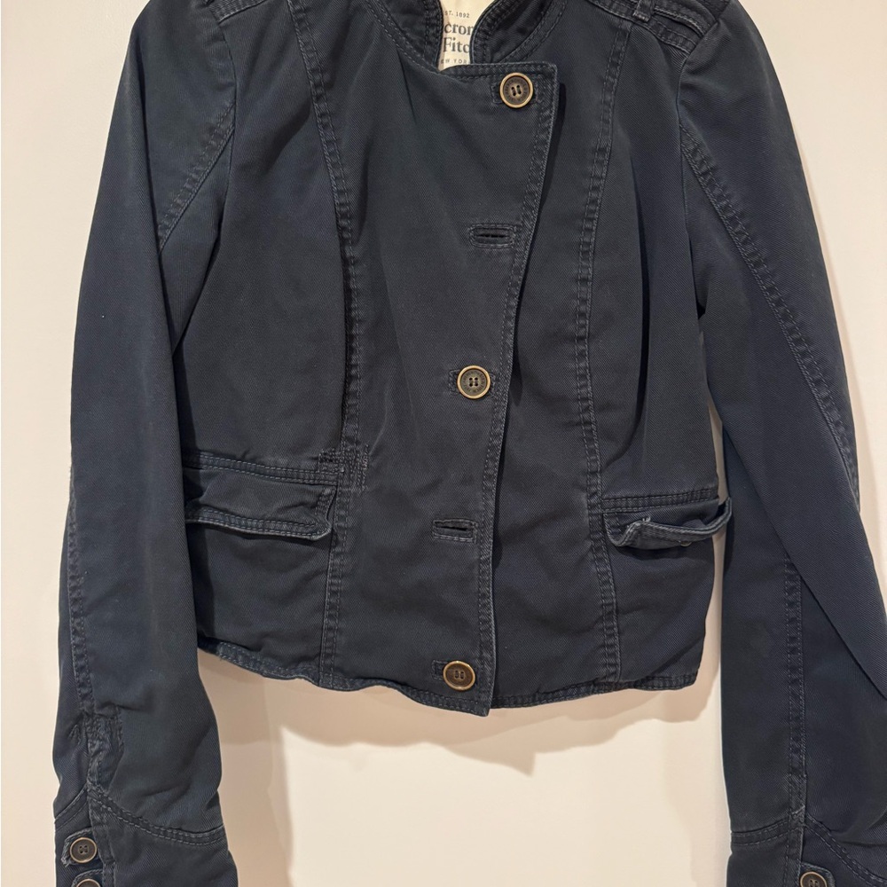 Abercrombie & Fitch Dark Blue Utility Jacket